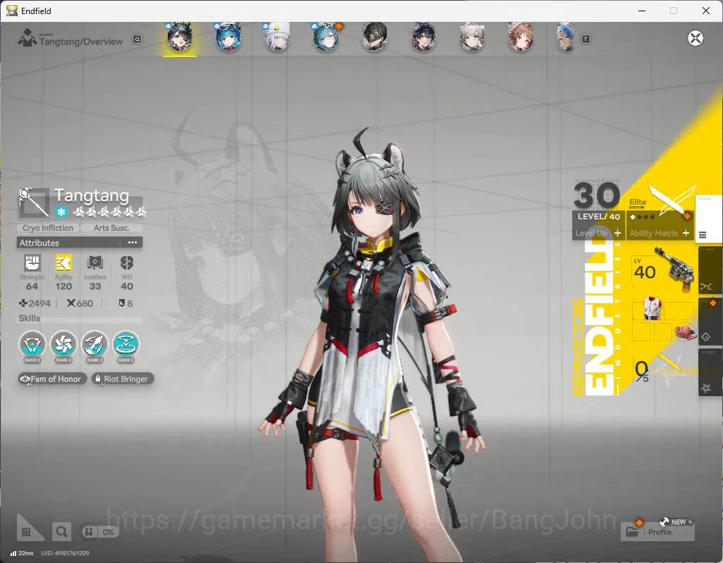 Arknights: Endfield Accounts ASIA | lvl 16| Tangtang, Lastrite, Ardelia, sign n image 5