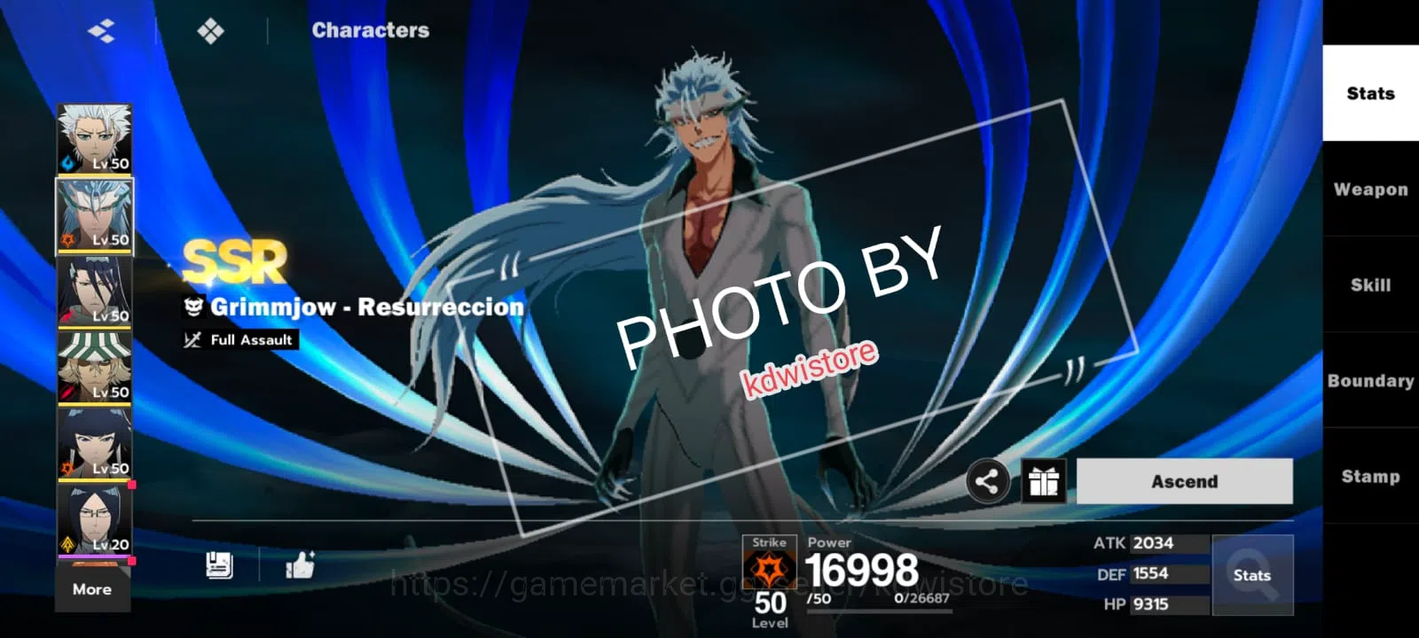 BLEACH: Soul Resonance Accounts Mid Game | Lvl.35 | 5 SSR image 2