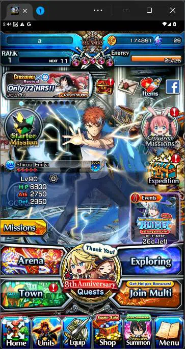 Grand Summoners Accounts GLOBAL|4 Ascend|Shirou Emiya TW,Kirisame,Madoka Ka image 1
