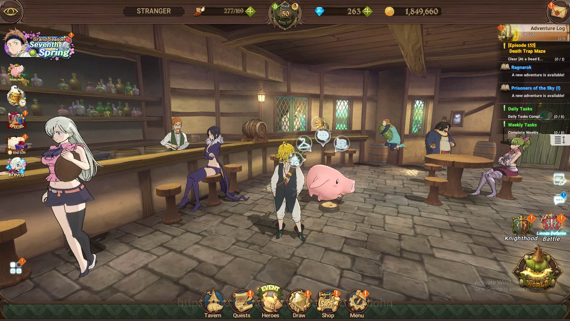 The Seven Deadly Sins: Grand Cross Others ASIA|3.1M CC|DM 263|2 Collab ST|UR Meresca3/6,WKGo image 1