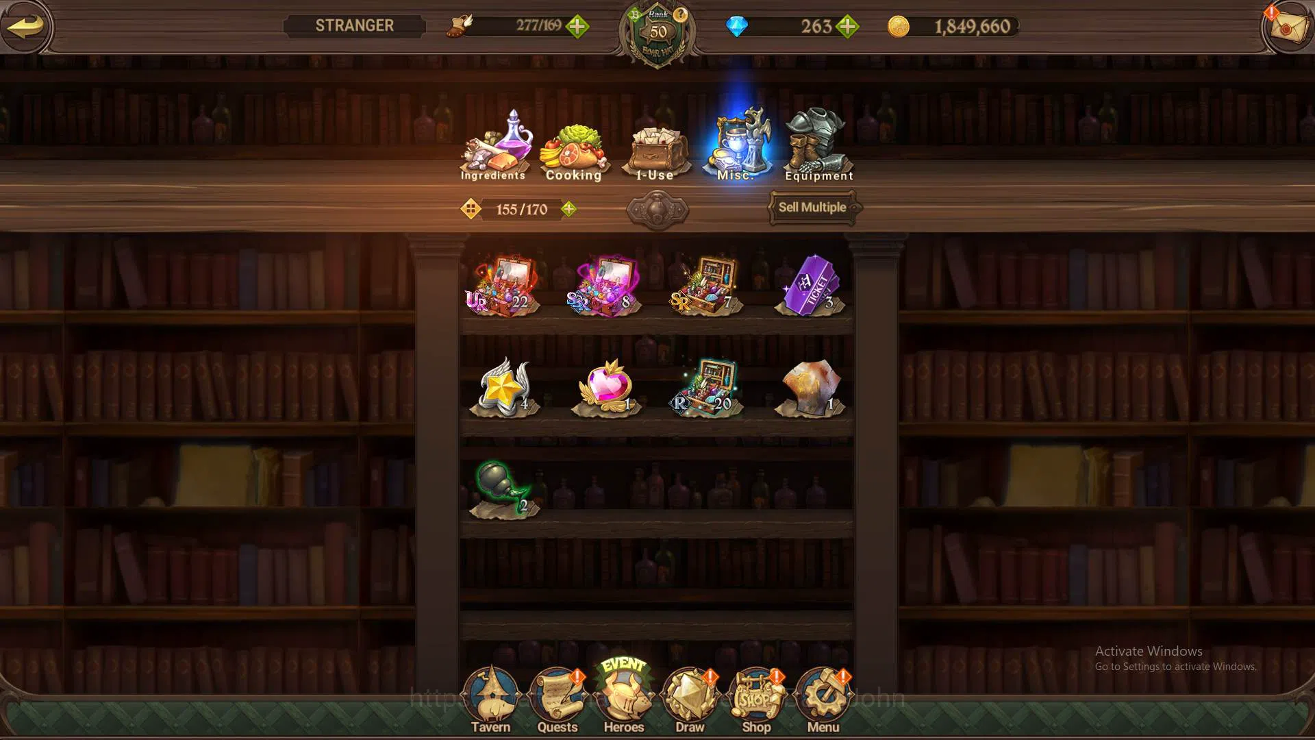 The Seven Deadly Sins: Grand Cross Accounts Others ASIA|3.1M CC|DM 263|2 Collab ST|UR 6