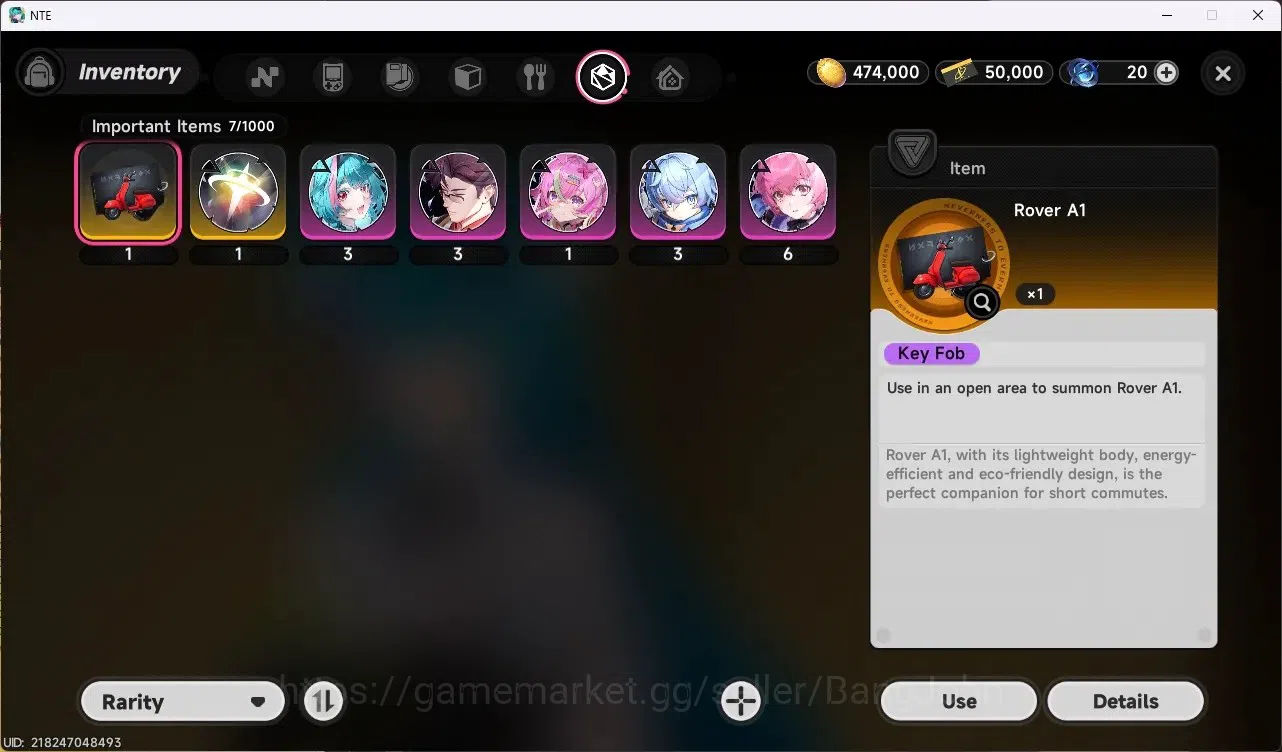 Neverness to Everness Accounts SEA|Lv.7|Starter|3 S-Class [Lacrimosa,Hotori],Saki image 12