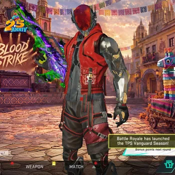 Blood Strike Accounts Starter Asia|Eternal QBZ95 Whisper Lv3+Collab AOT M4A1 battle Of Faith|5 Legendary