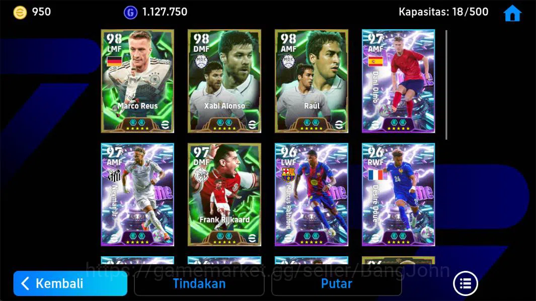 eFootball Accounts Power 3158, Marco reus epic, X Alonso epic, M rash image 5