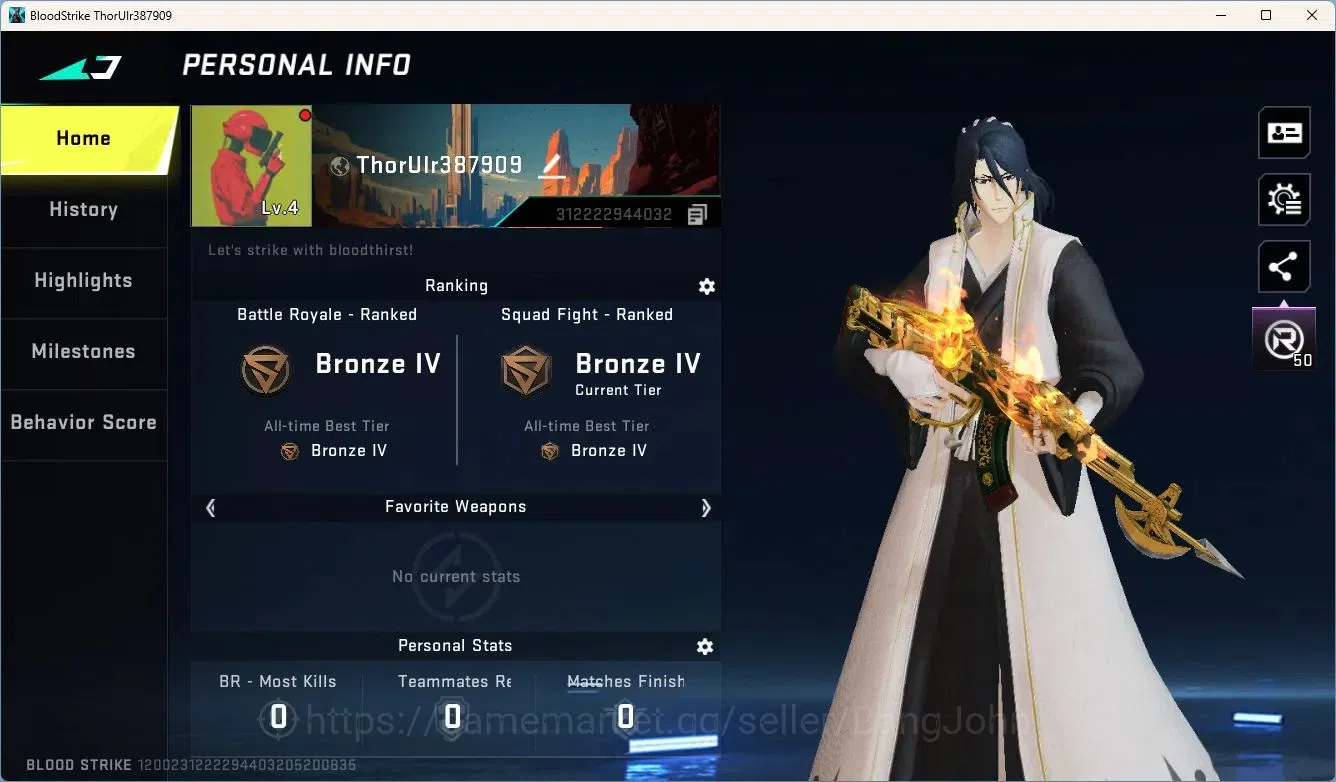 Blood Strike Accounts ASIA | AK47 7DS | 1 BLEACH STRIKER | 2 LEGENDARY G image 5