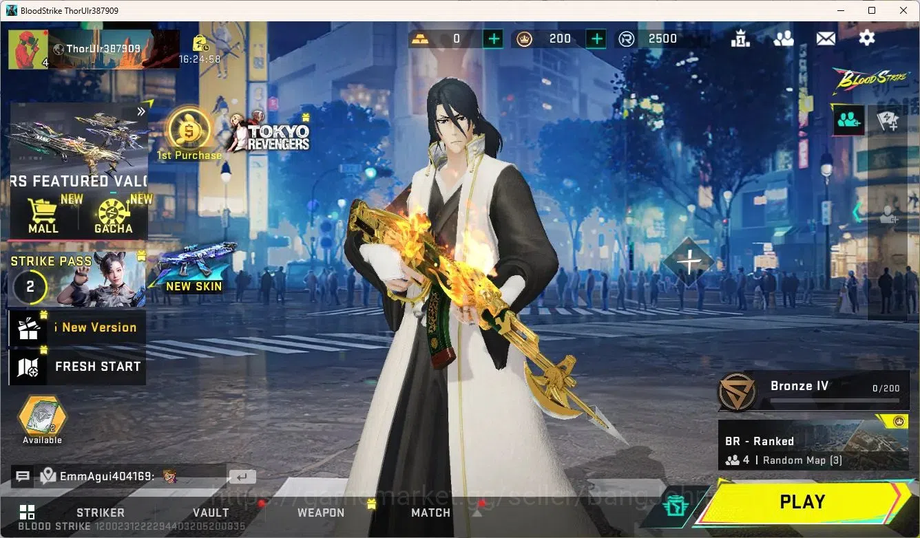 Blood Strike Accounts ASIA | AK47 7DS | 1 BLEACH STRIKER | 2 LEGENDARY G image 6