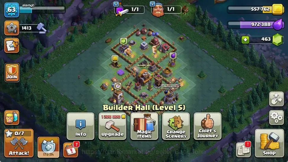 Clash of Clans Accounts Global | TH 10-BH 5 | LVL 63|HH 3|AQ 20 ,MP 5  ,BK image 12