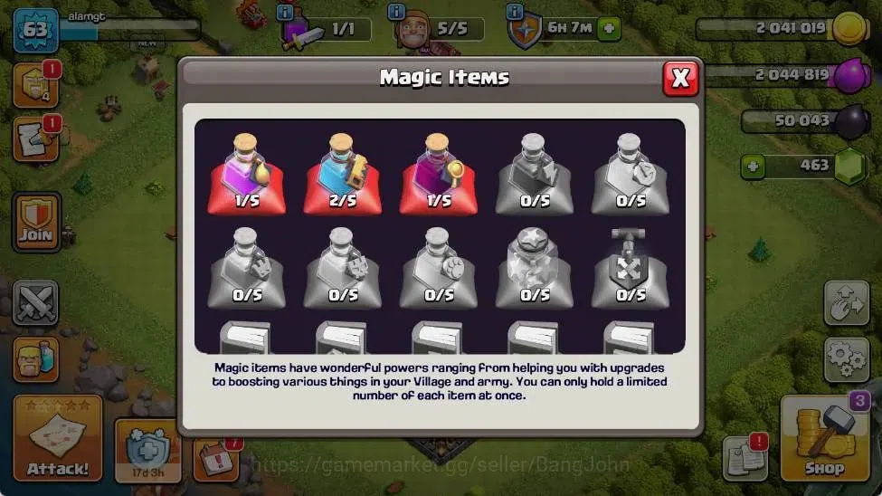 Clash of Clans Accounts Global | TH 10-BH 5 | LVL 63|HH 3|AQ 20 ,MP 5  ,BK image 3