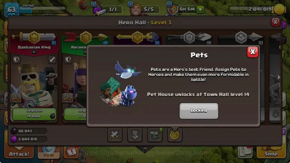Clash of Clans Accounts Global | TH 10-BH 5 | LVL 63|HH 3|AQ 20 ,MP 5  ,BK image 8