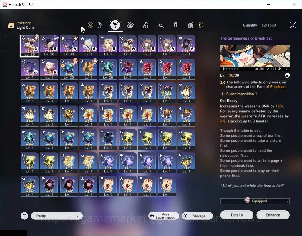 Honkai Star Rail Accounts Asia|TL 18|2 Golden Companion Spirit|3 Limited|Ach image 5
