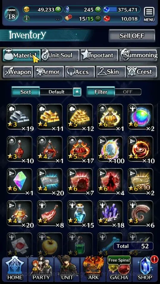 Last Cloudia Accounts Endgame GLOBAL|Rank 18|Top Tier Unit [M Archbeing Megius,Telestio,G Lilaha,E Soleil,New Year Kynei]| 1 10