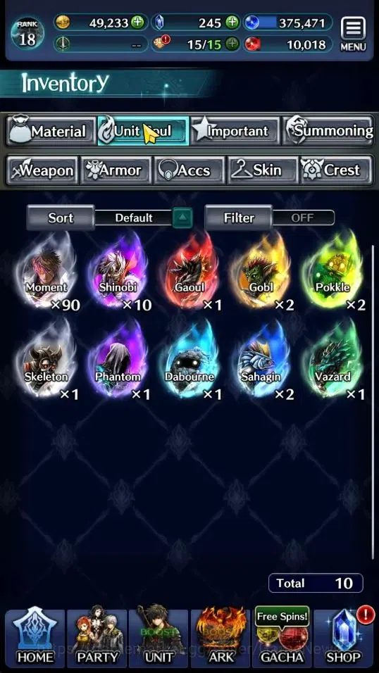 Last Cloudia Accounts Endgame GLOBAL|Rank 18|Top Tier Unit [M Archbeing Megius,Telestio,G Lilaha,E Soleil,New Year Kynei]| 1 11