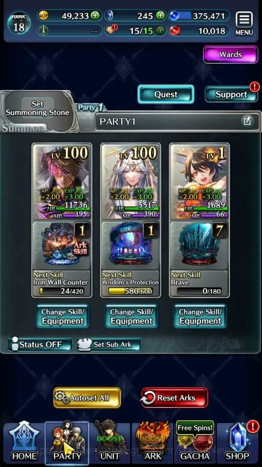 Last Cloudia Accounts Endgame GLOBAL|Rank 18|Top Tier Unit [M Archbeing Megius,Telestio,G Lilaha,E Soleil,New Year Kynei]| 1 6