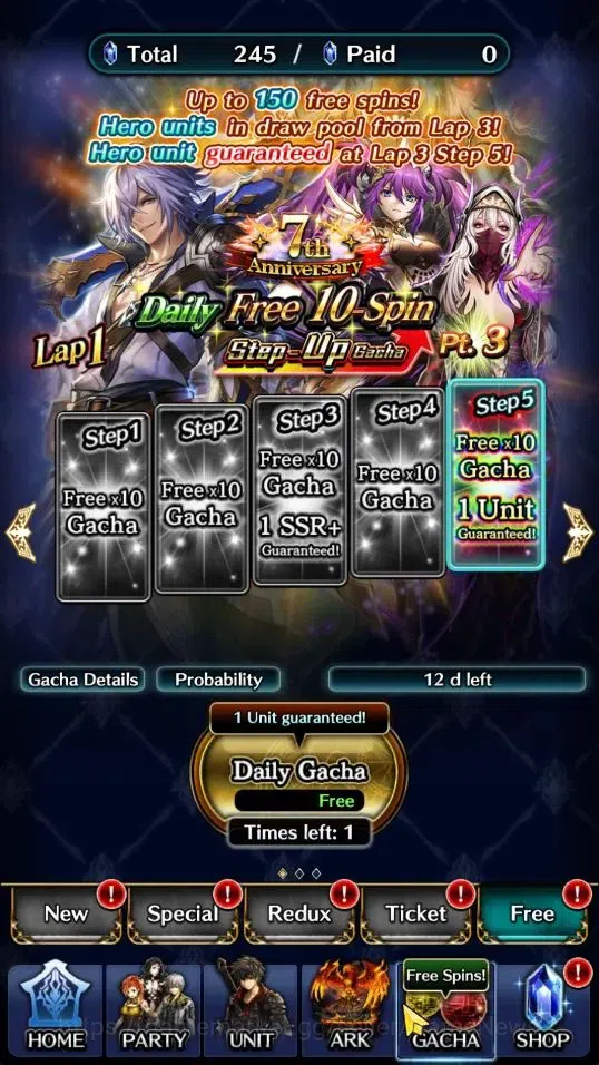 Last Cloudia Accounts Endgame GLOBAL|Rank 18|Top Tier Unit [M Archbeing Megius,Telestio,G Lilaha,E Soleil,New Year Kynei]| 1 8