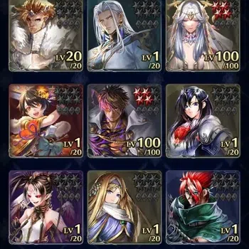 Last Cloudia Accounts Endgame GLOBAL|Rank 18|Top Tier Unit [M Archbeing Megius,Telestio,G Lilaha,E Soleil,New Year Kynei]| 1