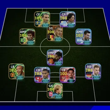 eFootball Accounts Legends & Iconic Players EFOOTBALL DREAM TEAM | BIGTIME E HAZARD,BLITZ ZICO,Z IBRAHIMOVIC,CASEMIRO,D