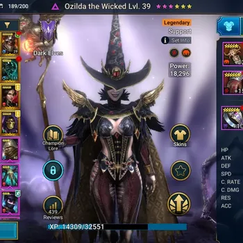 Raid: Shadow Legends Accounts Mid-Game Lv 37|830K Power|19
