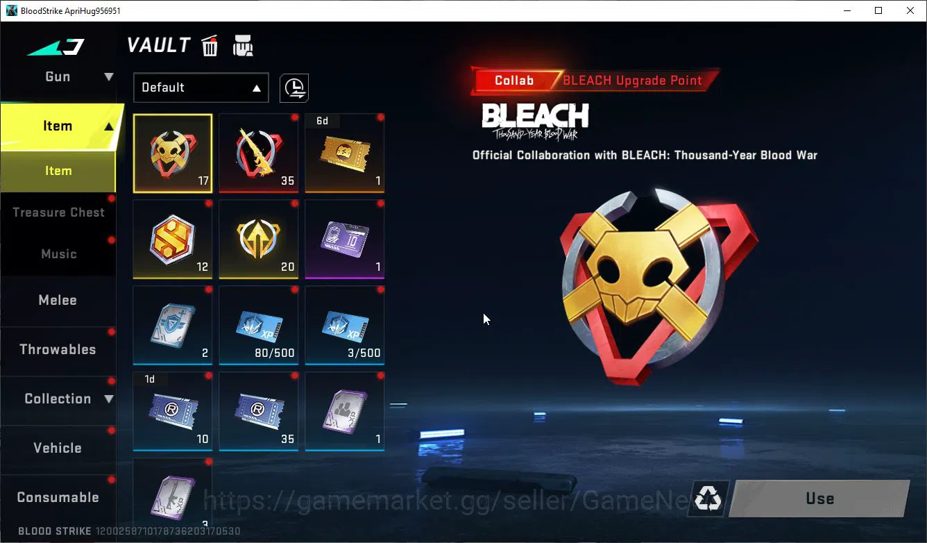 Blood Strike Accounts ASIA|1 ETERNAL KALA-Requiem +Collab BLEACH Ethan-B image 8