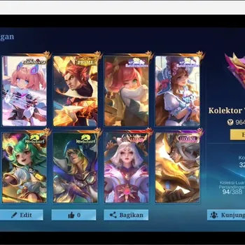 Mobile Legends: Bang Bang Accounts Others Global|322S|Exalted|LEGEND Lunox,MB Nana Aldous,TA Angela,Sanrio Change Floryn,TF