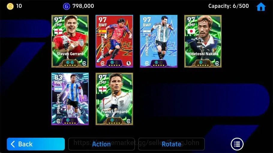 eFootball Accounts Mobile|PW 3018|Steven Gerrard Epic,Hidetoshi Nakat image 3
