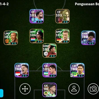 eFootball Accounts Legends & Iconic Players Mobile|PW 3172|Johan Cruyff Epic,Marvo Van Basten Epic,Marco Reus Epic,Eden