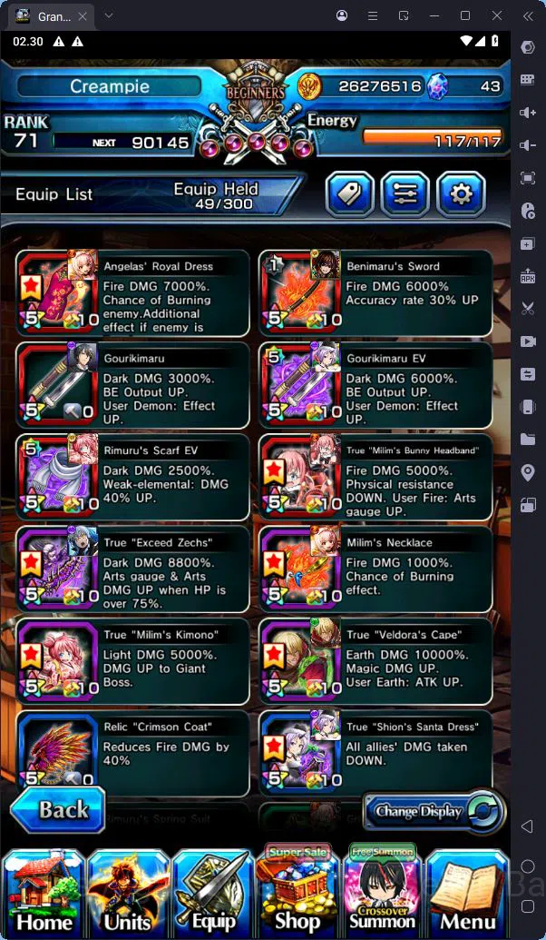 Grand Summoners Accounts [GLOBAL] Rank 71 | 5 Ascend | Demon Lord Rimuru TW image 10