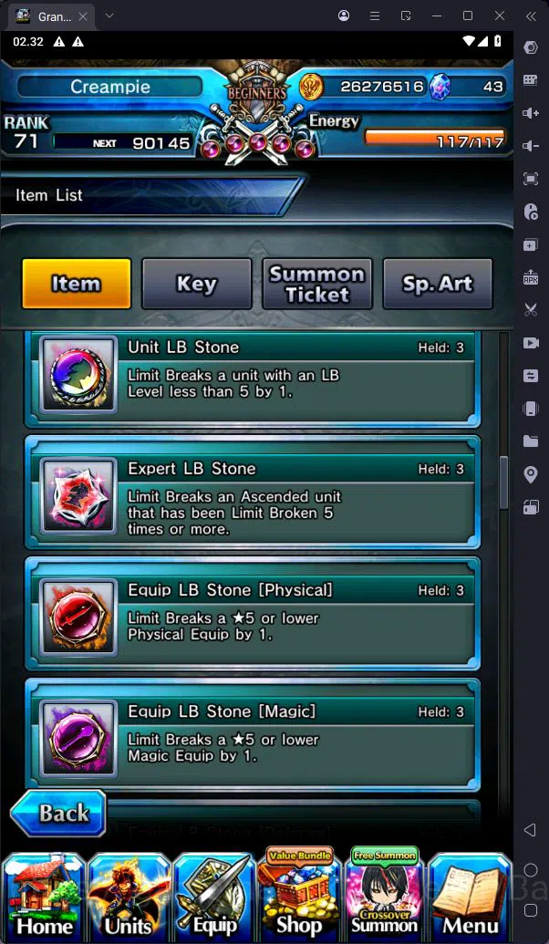 Grand Summoners Accounts [GLOBAL] Rank 71 | 5 Ascend | Demon Lord Rimuru TW image 5