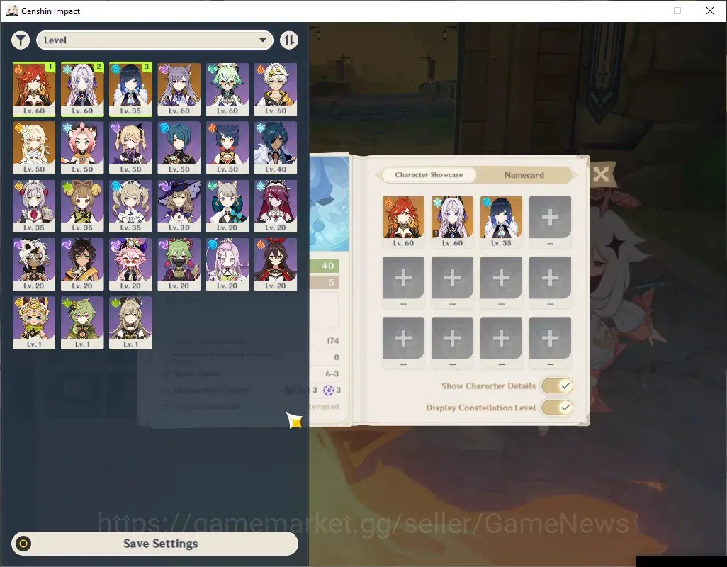 Genshin Impact Accounts Others ASIA|AR 40|3 Limited + 1 (*5 Weapon)|Citlali C1,Mavuika,Yelan|Bloodsoaked Ruins|Mc 2