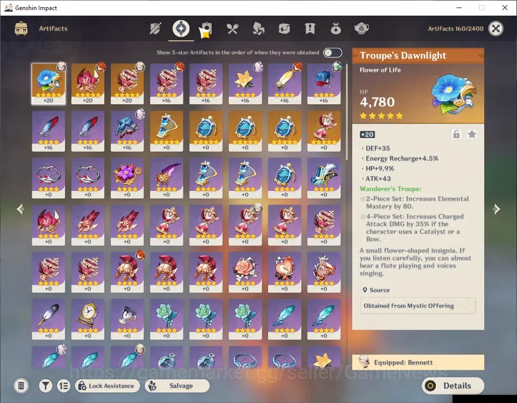 Genshin Impact Accounts Others ASIA|AR 40|3 Limited + 1 (*5 Weapon)|Citlali C1,Mavuika,Yelan|Bloodsoaked Ruins|Mc 5