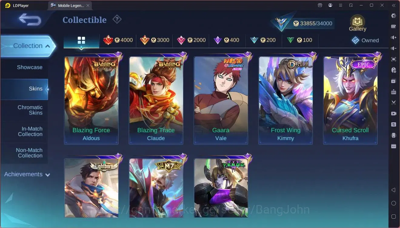 Mobile Legends: Bang Bang Accounts Global|Skin 127|Expert|KOF Karina|Prime Granger|5- image 11