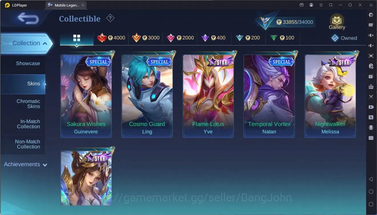 Mobile Legends: Bang Bang Accounts Global|Skin 127|Expert|KOF Karina|Prime Granger|5- image 17