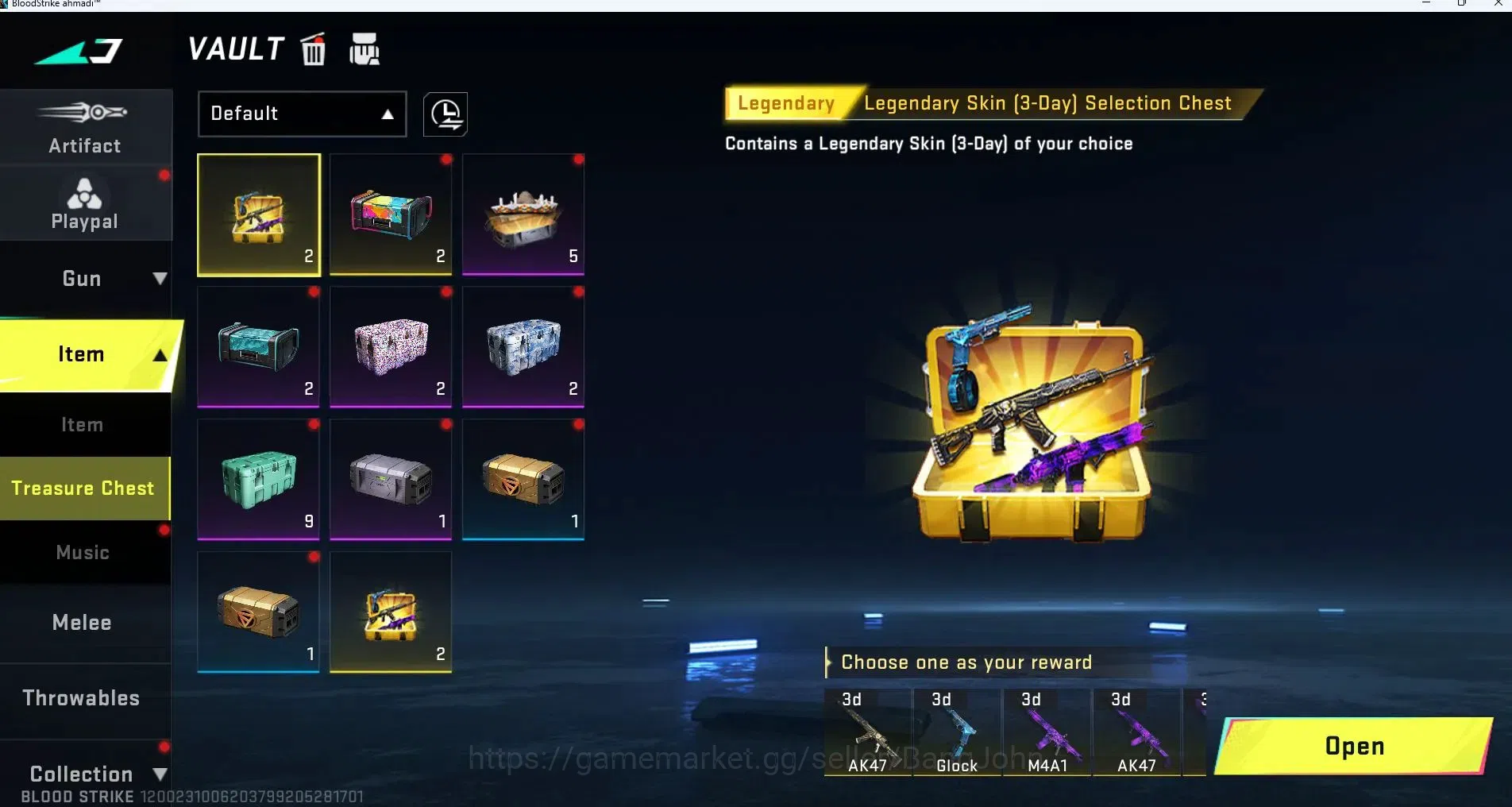 Blood Strike Accounts ASIA | 1 ETERNAL: Desert Eagle Scorpius | 1 TR: MP image 11