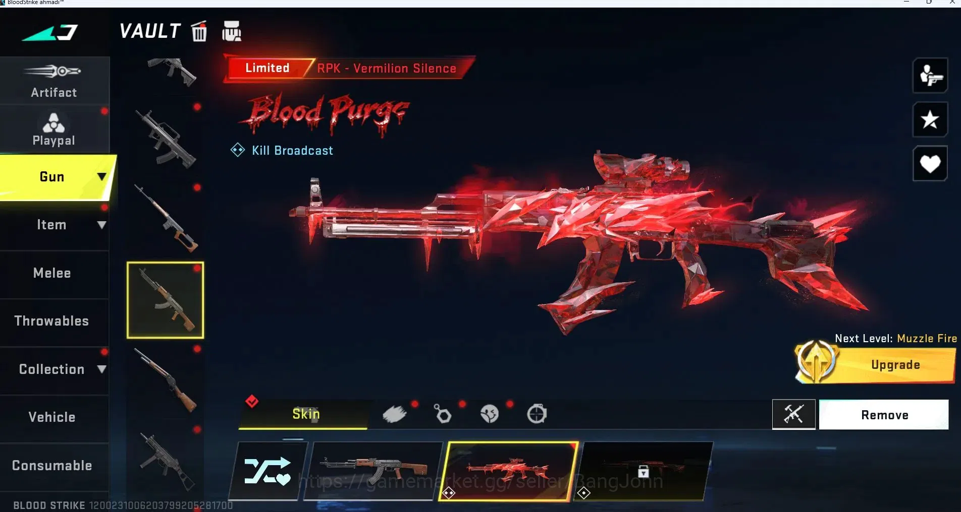 Blood Strike Accounts ASIA | 1 ETERNAL: Desert Eagle Scorpius | 1 TR: MP image 9