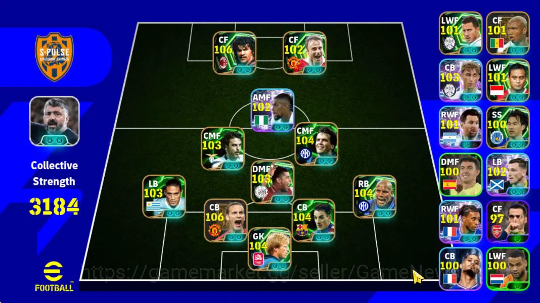 eFootball Starter Mobile| Ruud Gullit[Bullet Header] M Olise,Atep[Bl image 1