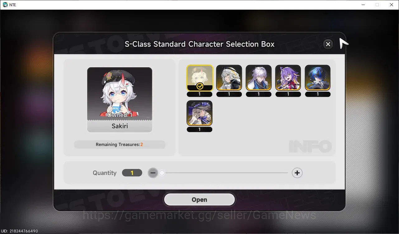 Neverness to Everness Accounts Global SEA|HL 3|2 S-Class 1 Limited [Shinku],Sakiri|2 S-Class Selector Box|Orchid 11
