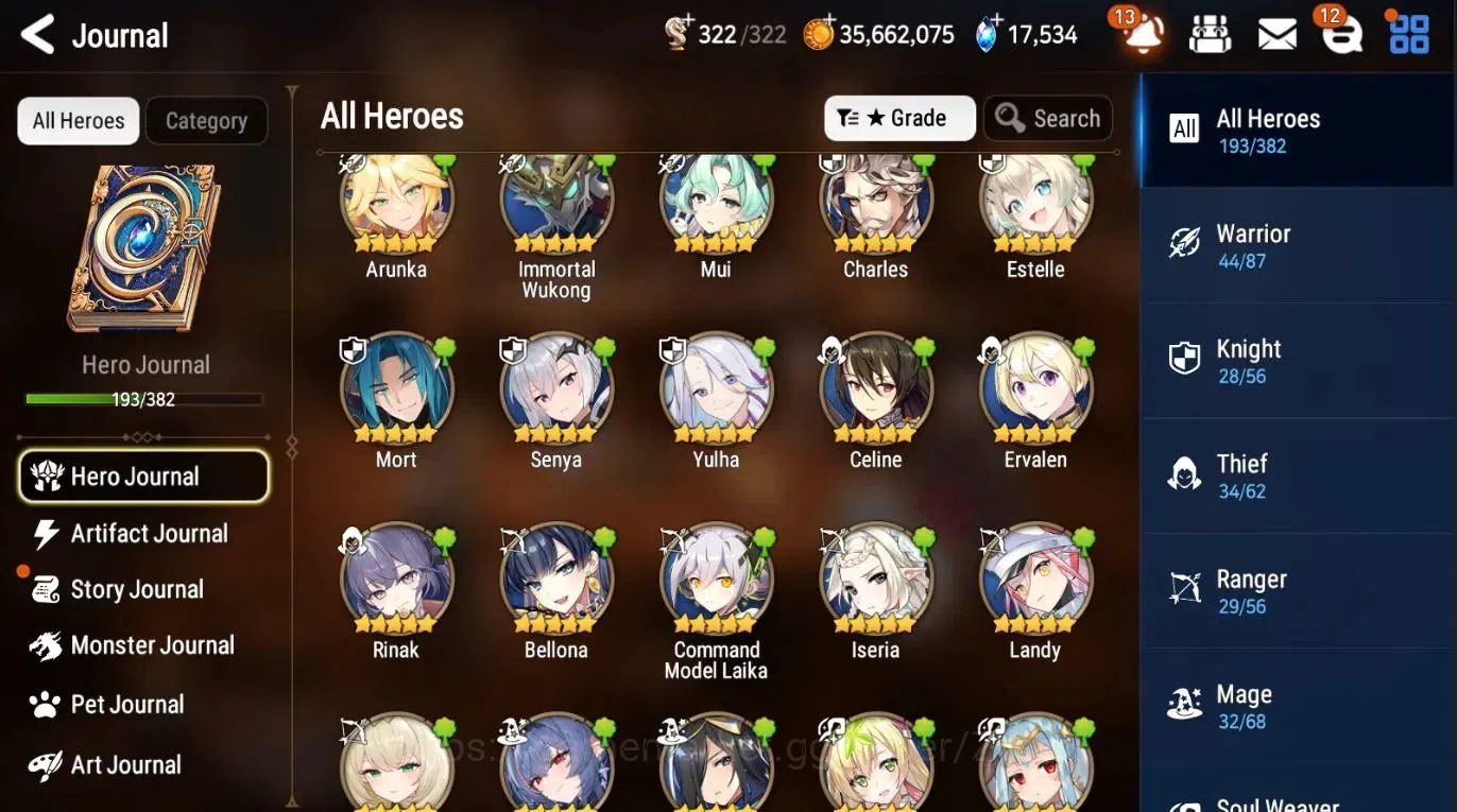 Epic Seven Accounts Global|12ML (Moon Luna, SE Celine, LQC, Ruele, Arb image 4