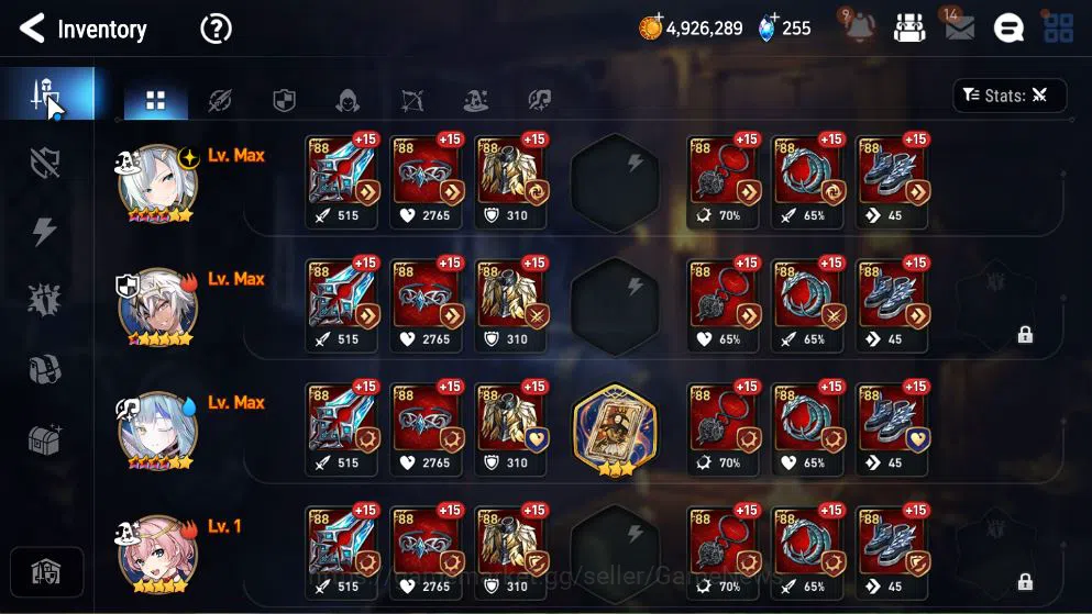 Epic Seven Accounts GLOBAL Unverif|New Era|2 ML(Salome,Sylvan Sage Viv image 13