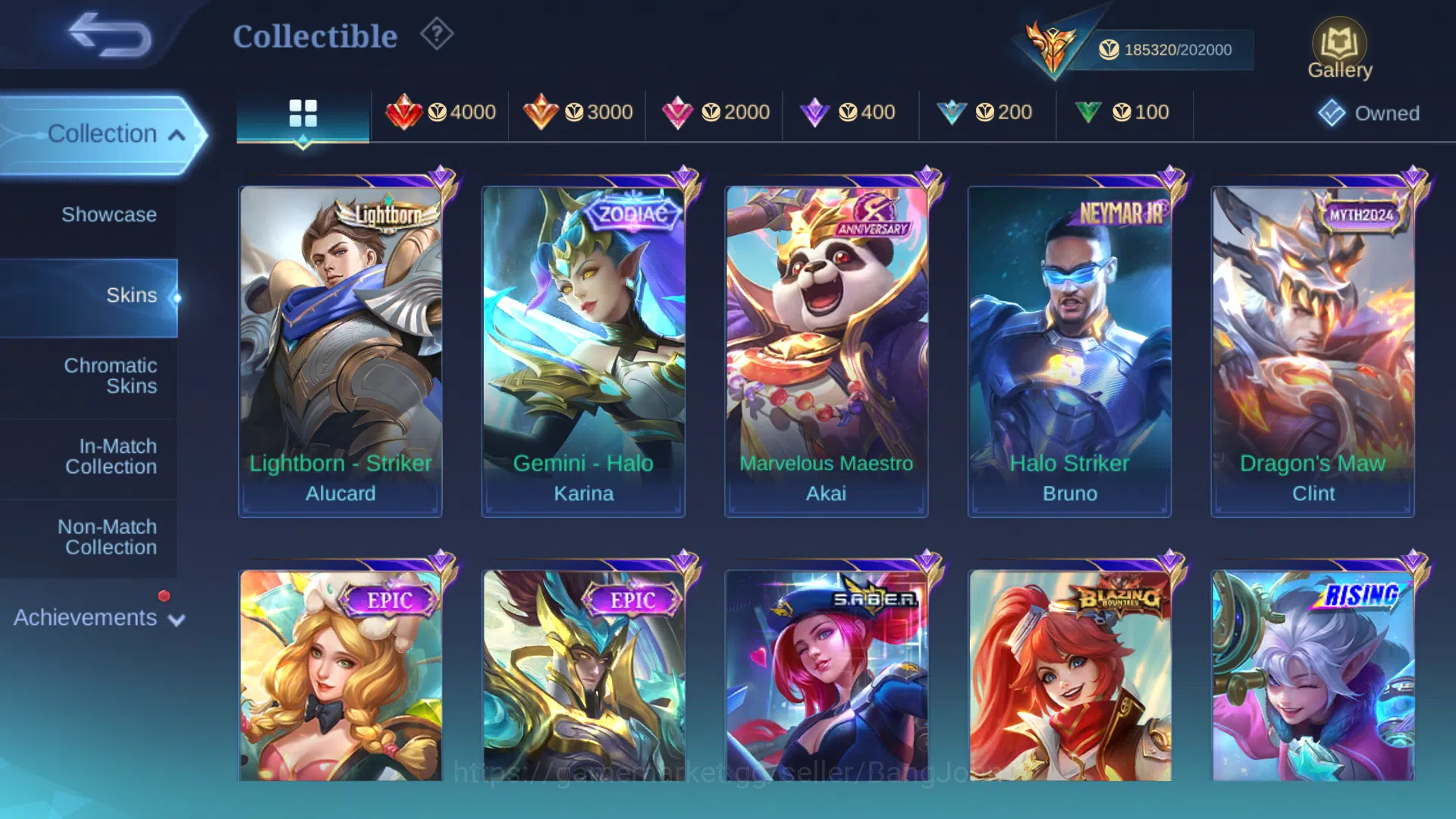 Mobile Legends: Bang Bang Accounts Hero 131 | Skin 482 | 3 Legend Alpha Franco Alucar image 12