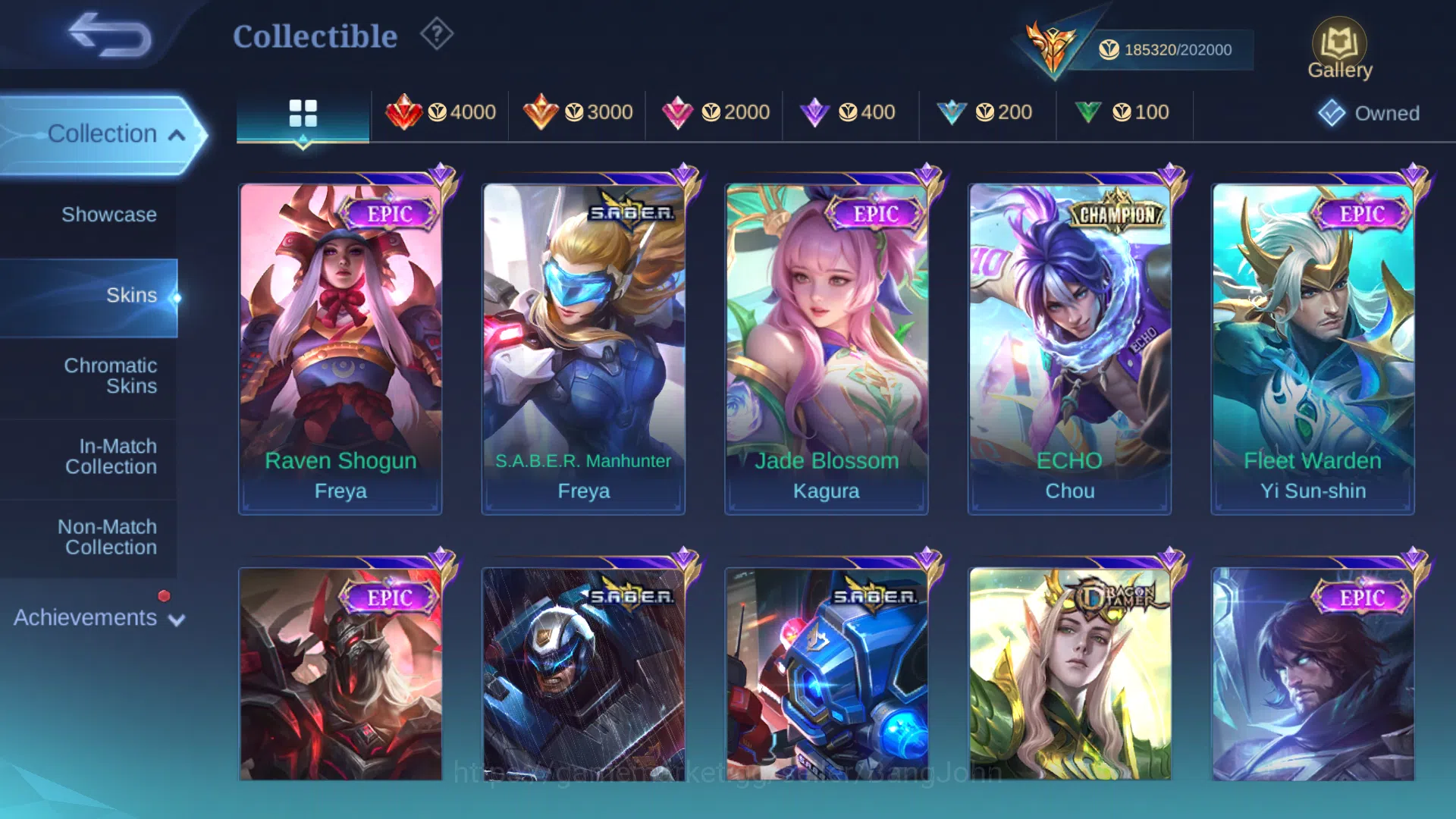 Mobile Legends: Bang Bang Accounts Hero 131 | Skin 482 | 3 Legend Alpha Franco Alucar image 13