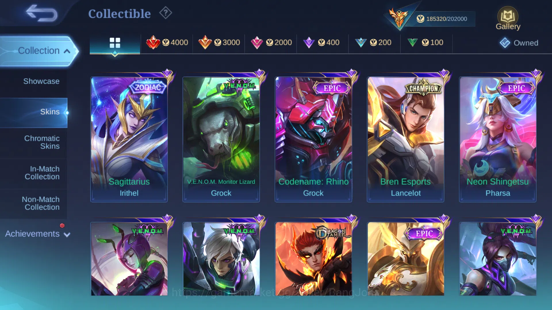 Mobile Legends: Bang Bang Accounts Hero 131 | Skin 482 | 3 Legend Alpha Franco Alucar image 14