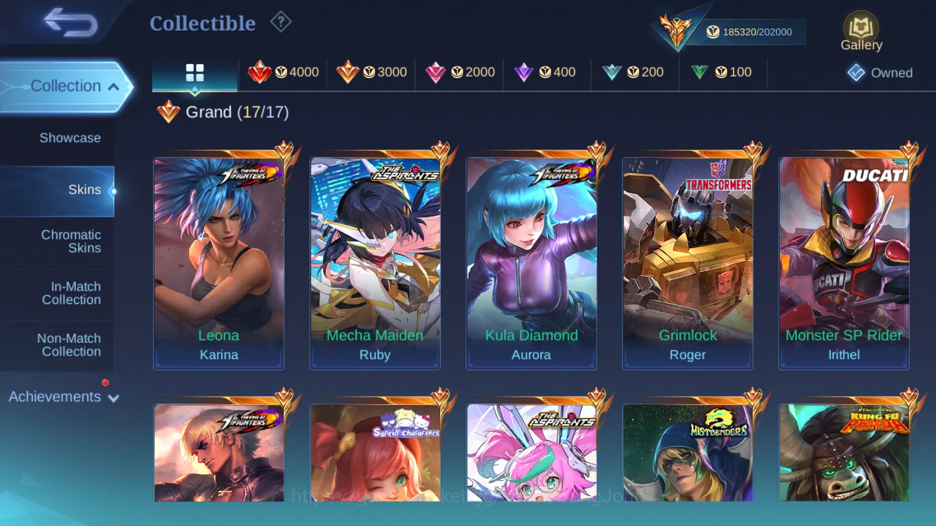 Mobile Legends: Bang Bang Accounts Hero 131 | Skin 482 | 3 Legend Alpha Franco Alucar image 4