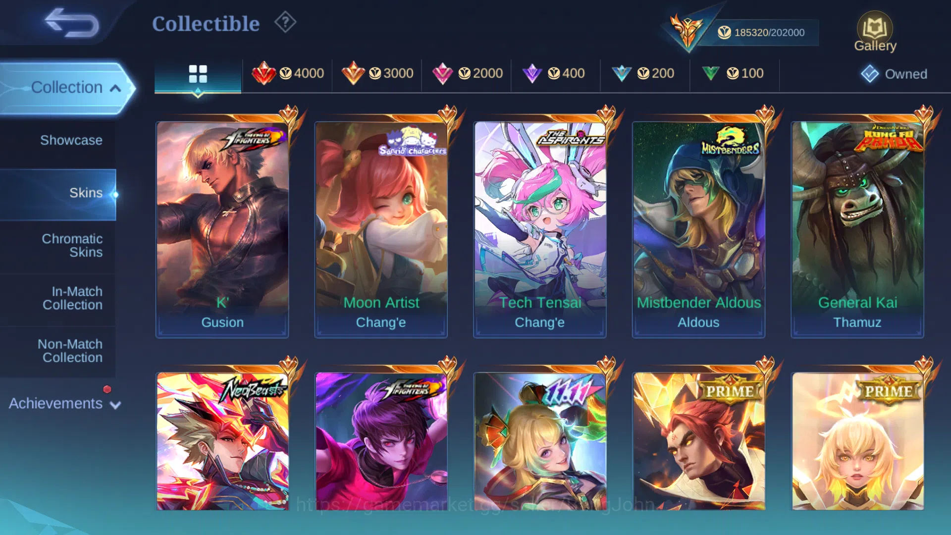 Mobile Legends: Bang Bang Accounts Hero 131 | Skin 482 | 3 Legend Alpha Franco Alucar image 5