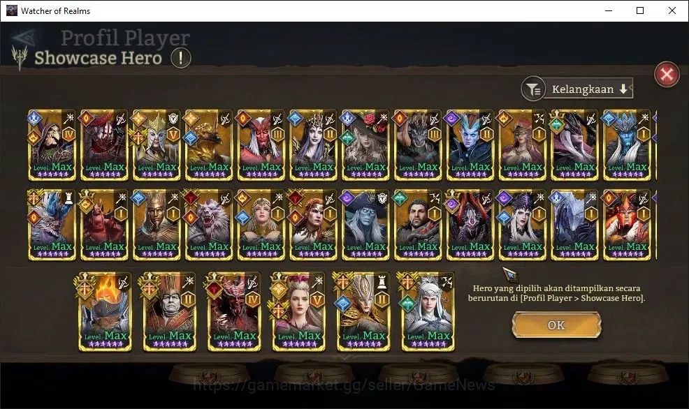 Watcher of Realms Accounts GLOBAL 60x|15M Power|4K W-GOLD,7K Gems|16 Lord[Ing image 11