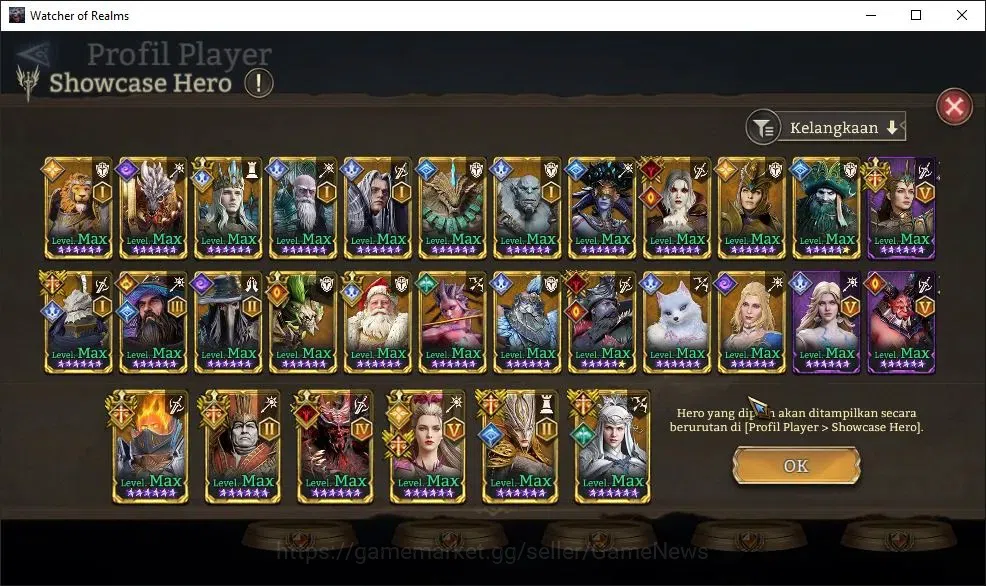 Watcher of Realms Accounts GLOBAL 60x|15M Power|4K W-GOLD,7K Gems|16 Lord[Ing image 13