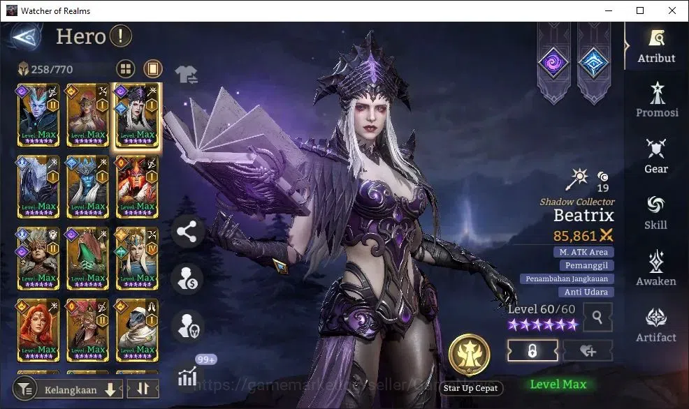 Watcher of Realms Accounts GLOBAL 60x|15M Power|4K W-GOLD,7K Gems|16 Lord[Ing image 20