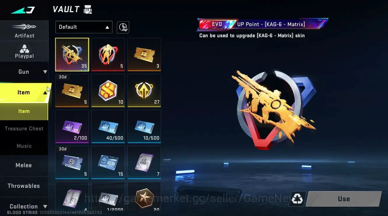 Blood Strike Accounts ASIA|ETERNAL ZERO-Odashadow|2ULTRA[Origiin122,UMP4 image 13