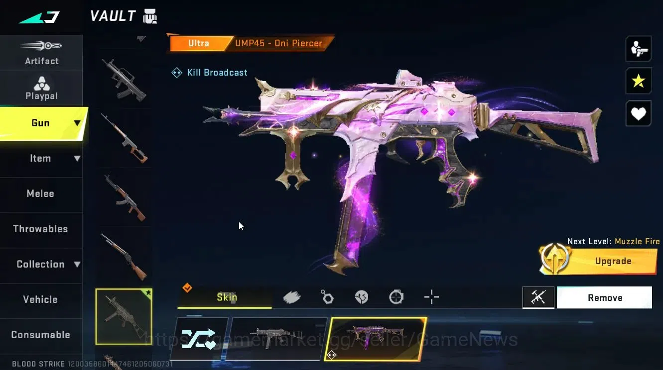 Blood Strike Accounts ASIA|ETERNAL ZERO-Odashadow|2ULTRA[Origiin122,UMP4 image 3