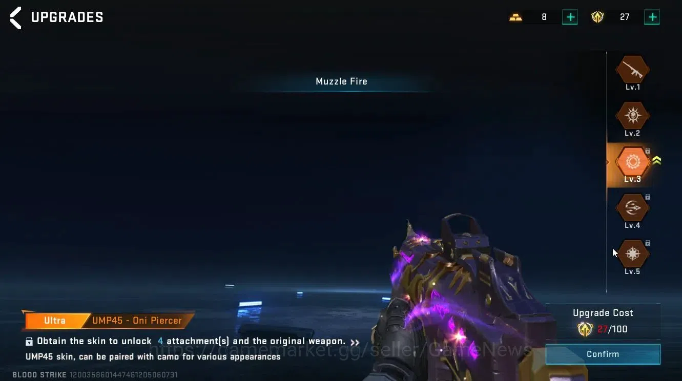 Blood Strike Accounts ASIA|ETERNAL ZERO-Odashadow|2ULTRA[Origiin122,UMP4 image 4