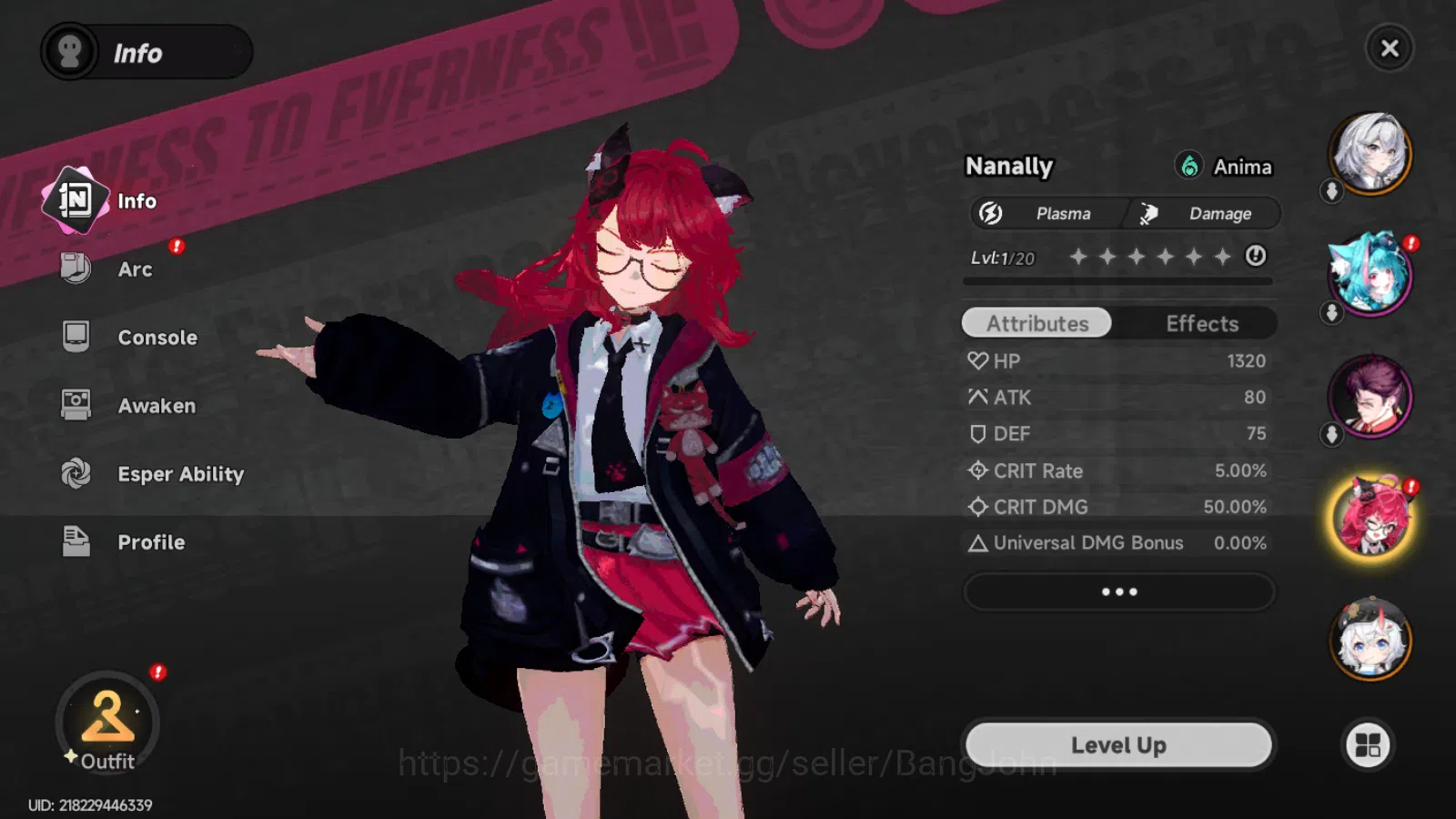 Neverness to Everness Accounts EU| Starter Lvl 3 | 2 S Nanally,Sakiri A1,Free cla image 10