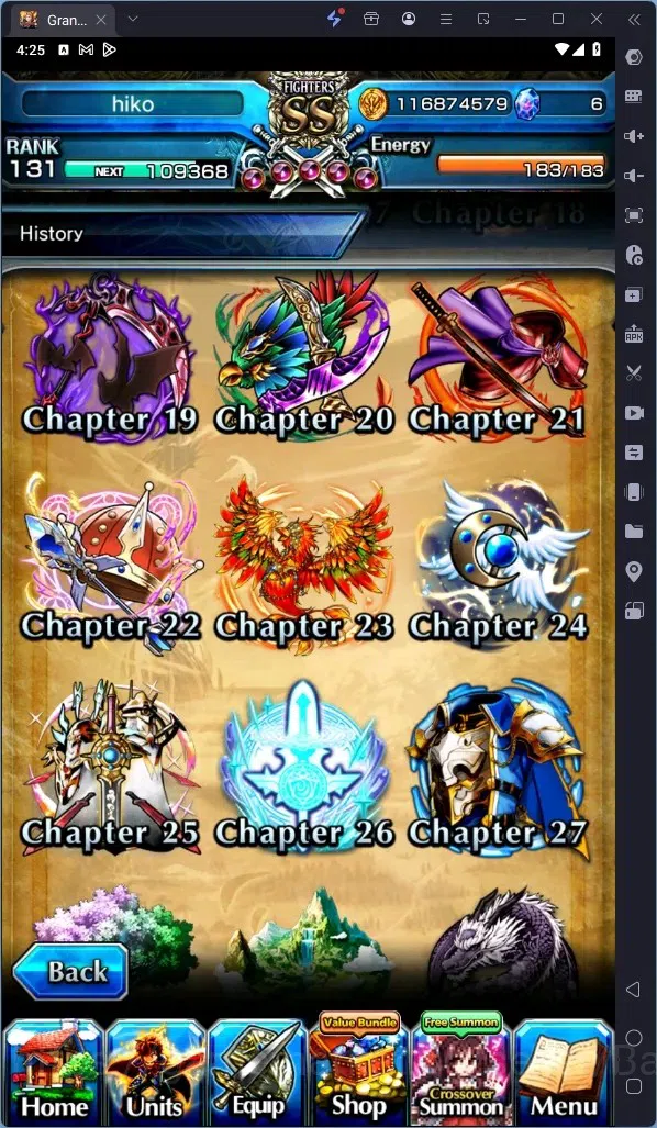 Grand Summoners Accounts Global|Rank 131|Summer Miyu Lv120,Saitpo Hajime Lv image 6